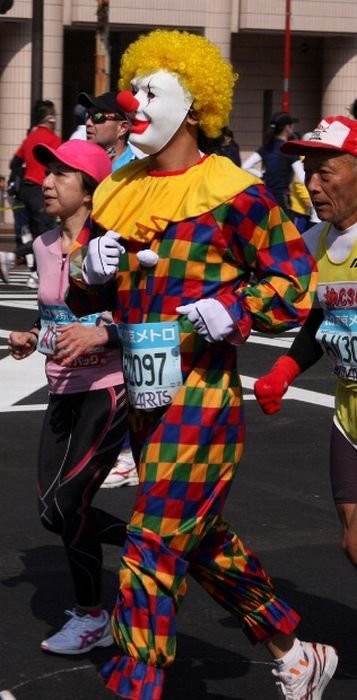 Costumes at the 2011 Tokyo Marathon, Japan