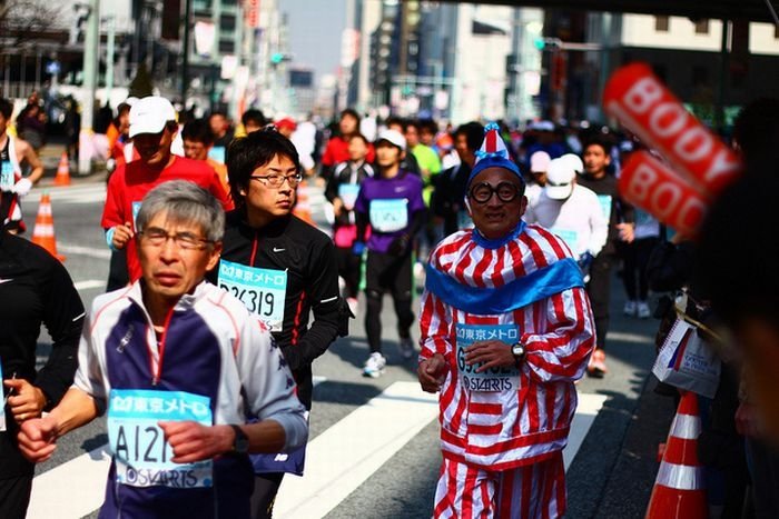 Costumes at the 2011 Tokyo Marathon, Japan