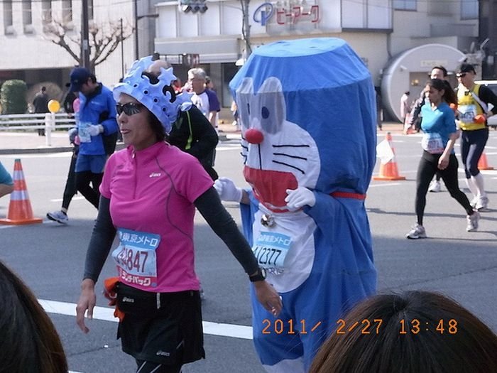 Costumes at the 2011 Tokyo Marathon, Japan