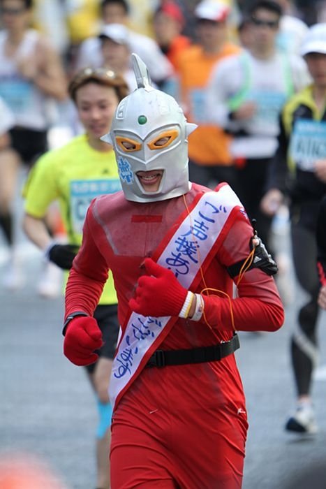 Costumes at the 2011 Tokyo Marathon, Japan