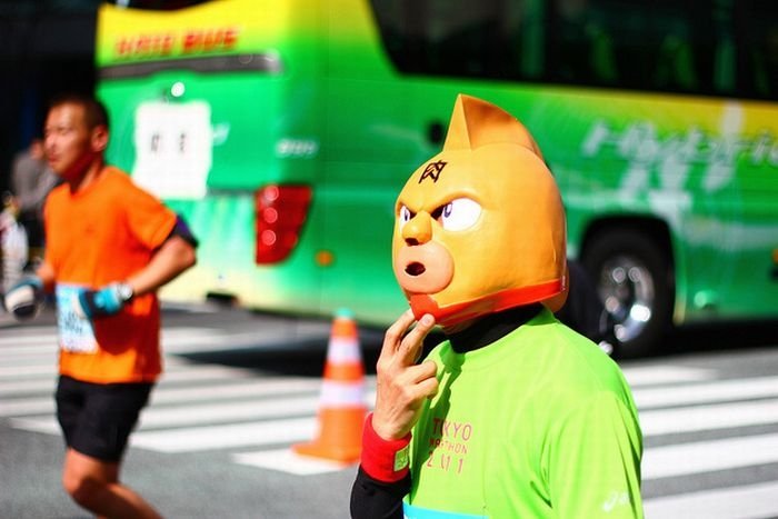 Costumes at the 2011 Tokyo Marathon, Japan