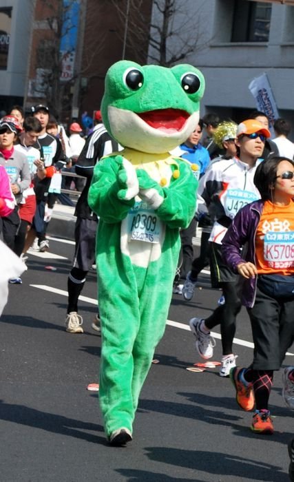 Costumes at the 2011 Tokyo Marathon, Japan