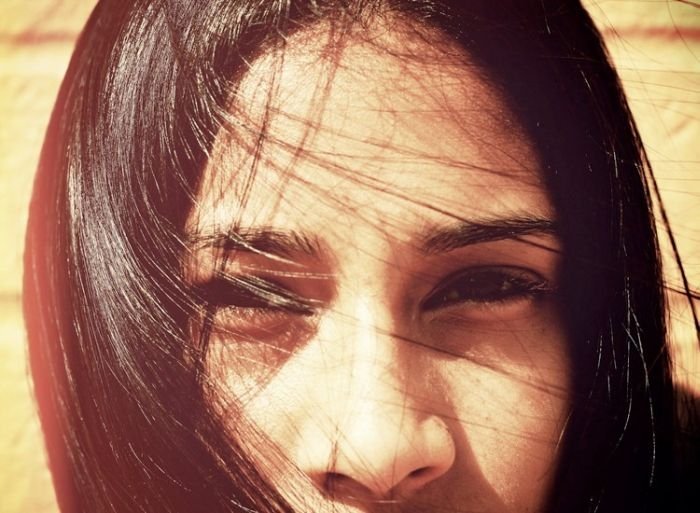 glamour girl with an alluring beauty