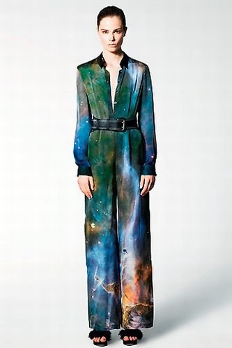 Outer space motif dress by Christopher Kane