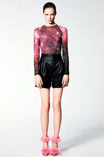 Outer space motif dress by Christopher Kane