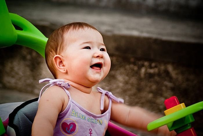 smiling portrait