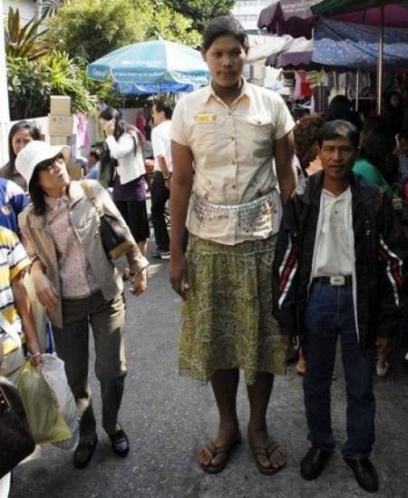 Malee Duangdee, world's tallest teen girl