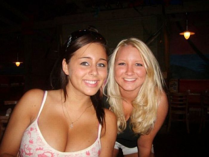 breasts cleavage girl