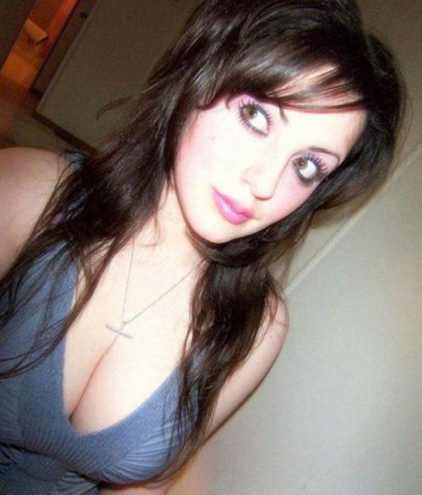 breasts cleavage girl