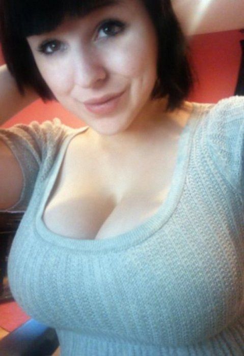 breasts cleavage girl