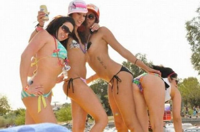 summer bikini beach girls recreate on yacht vessels