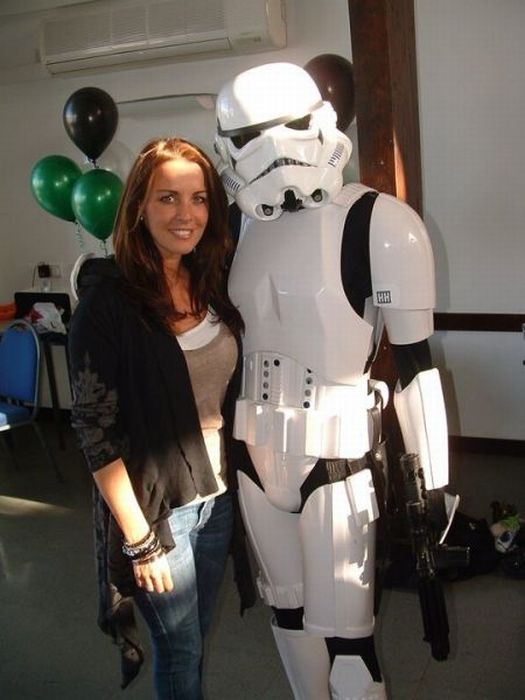 girls with star wars universe imperial stormtroopers