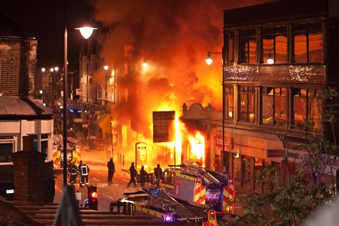 2011 riots, Tottenham, London, United Kingdom