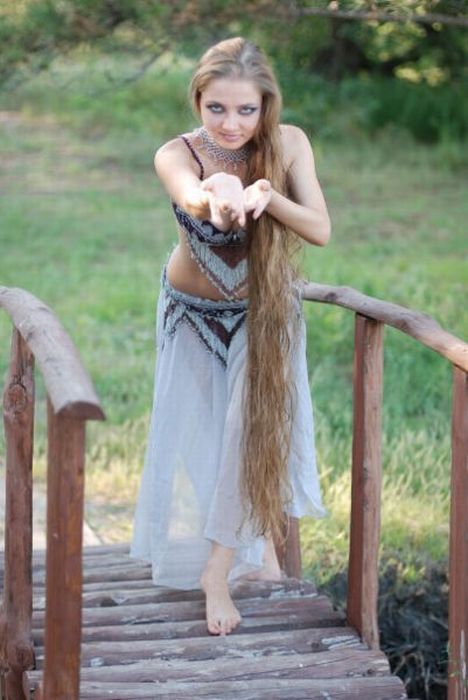 long haired girl