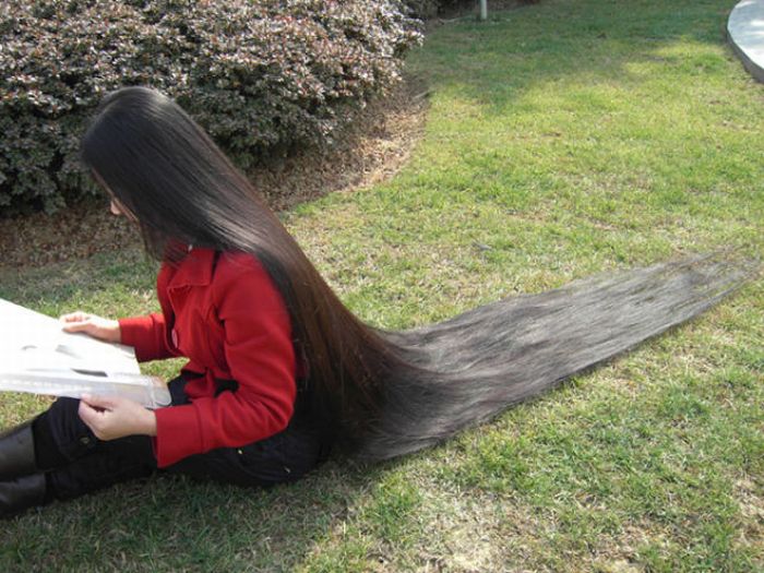 long haired girl