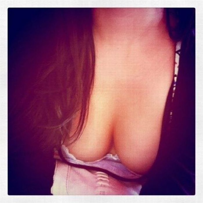 breasts cleavage girl