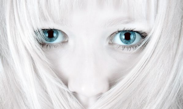 girl with blue eyes