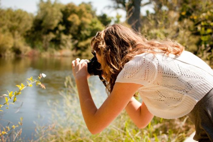 girl in the nature