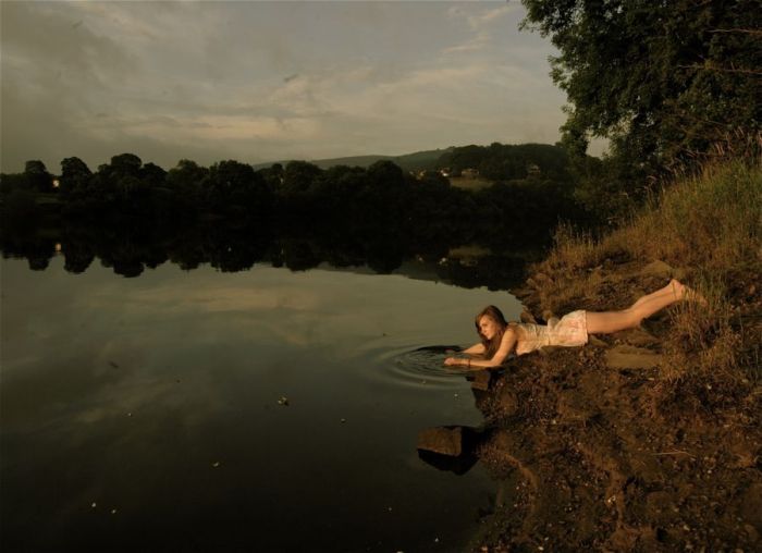 girl in the nature