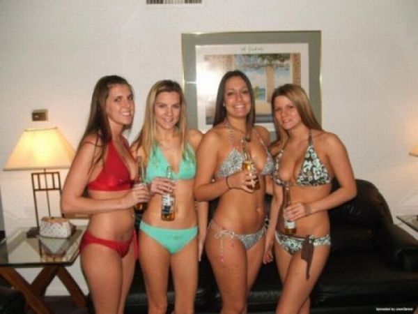 young summer and bikini beach girls