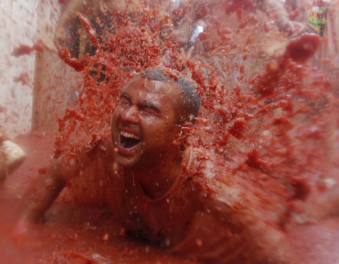 La Tomatina 2011, Buñol, Valencia, Spain