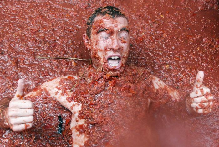 La Tomatina 2011, Buñol, Valencia, Spain