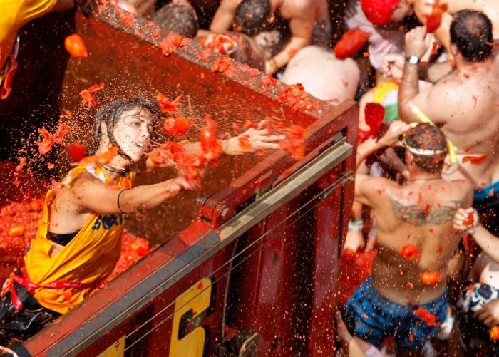 La Tomatina 2011, Buñol, Valencia, Spain