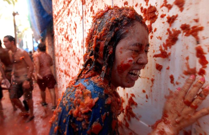 La Tomatina 2011, Buñol, Valencia, Spain