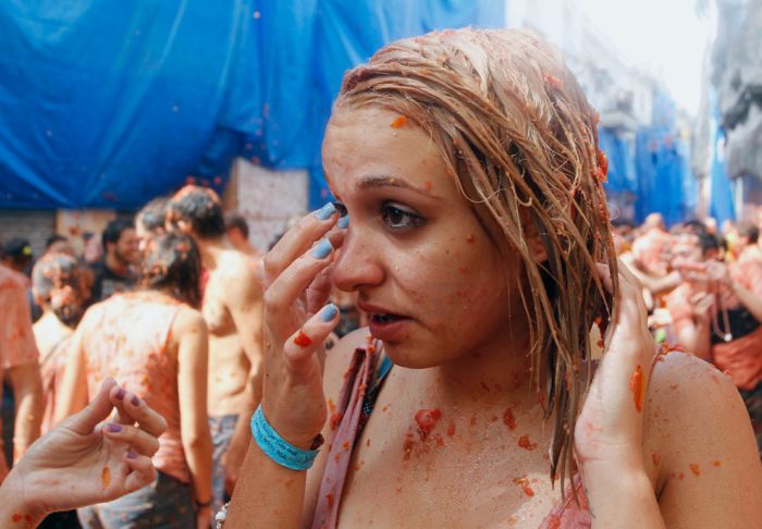 La Tomatina 2011, Buñol, Valencia, Spain