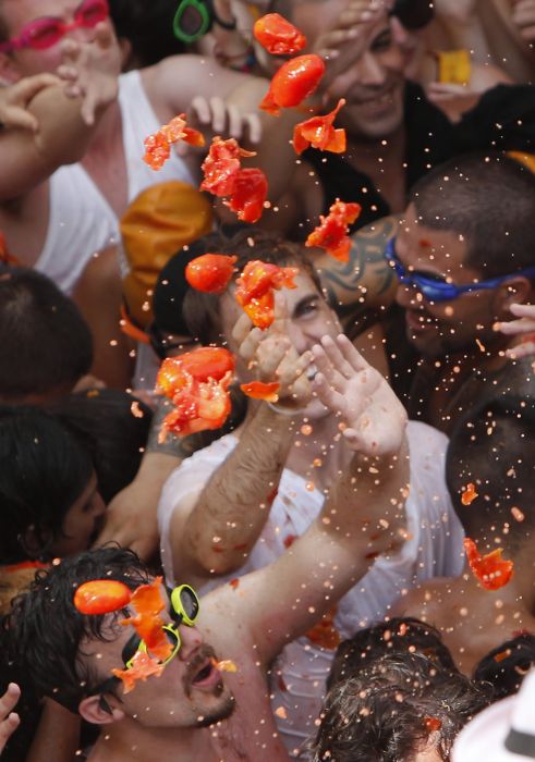 La Tomatina 2011, Buñol, Valencia, Spain