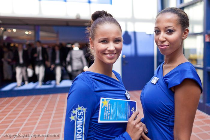 IFA trade show girls, Berlin, Germany