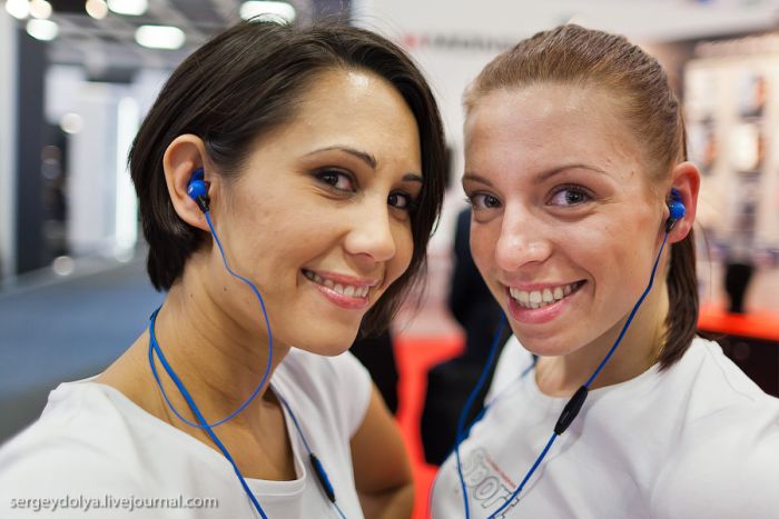 IFA trade show girls, Berlin, Germany