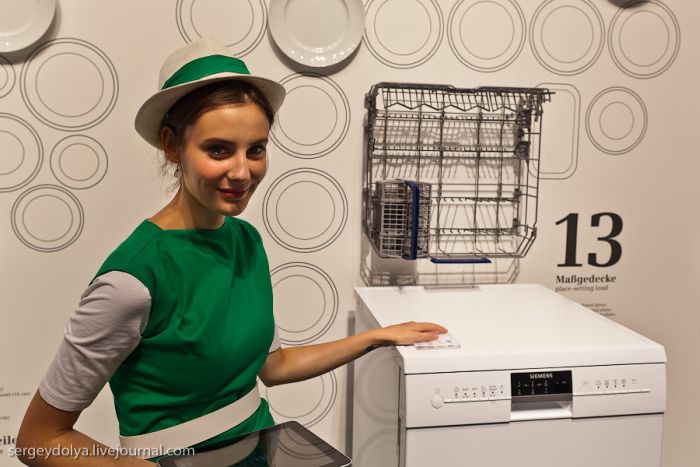 IFA trade show girls, Berlin, Germany