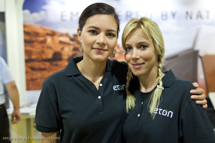 IFA trade show girls, Berlin, Germany