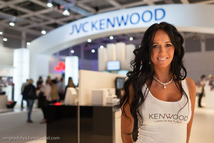 IFA trade show girls, Berlin, Germany