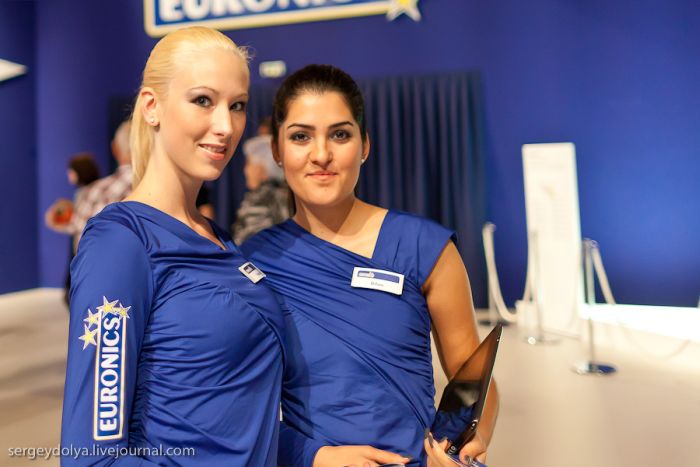 IFA trade show girls, Berlin, Germany