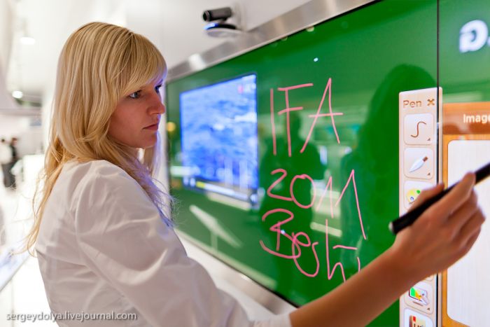 IFA trade show girls, Berlin, Germany