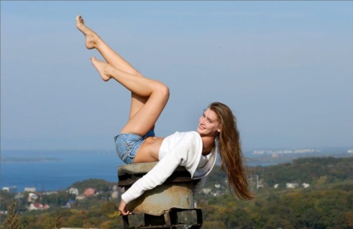 girl in the nature