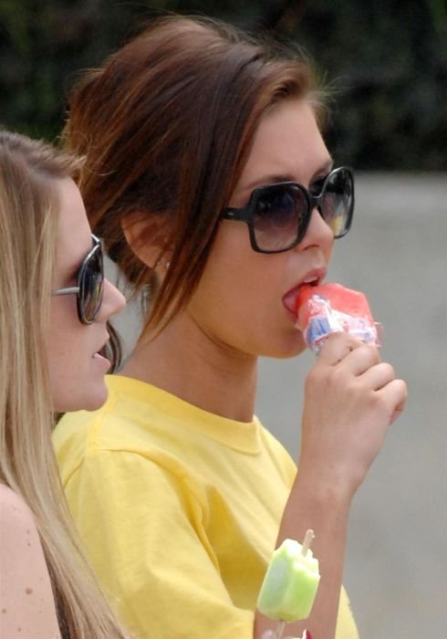 girl with ice cream