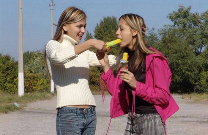 girl with ice cream