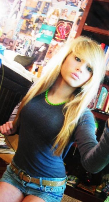 young teen college girl portrait