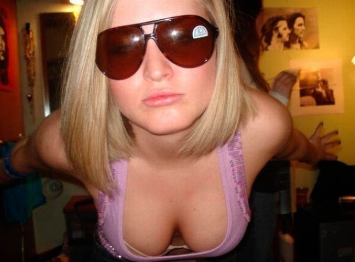 breasts cleavage girl