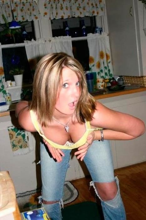 breasts cleavage girl