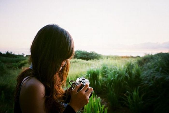 girl in the nature