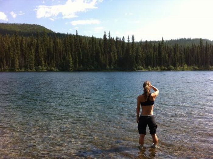 girl in the nature