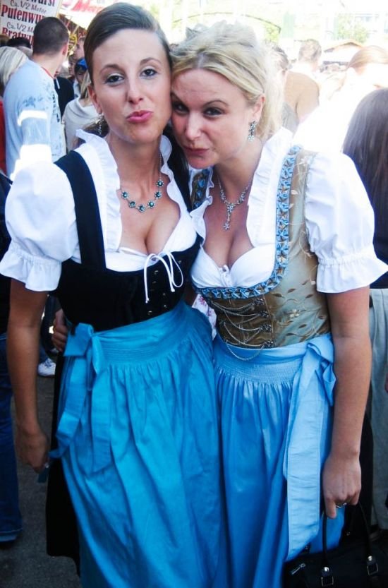 Oktoberfest 2011 girls, Munich, Germany