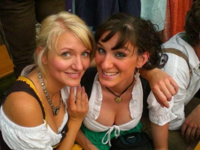 Oktoberfest 2011 girls, Munich, Germany