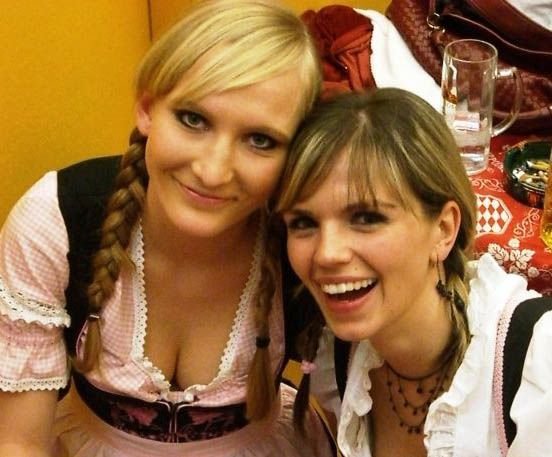 Oktoberfest 2011 girls, Munich, Germany