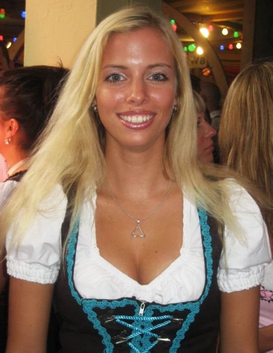 Oktoberfest 2011 girls, Munich, Germany