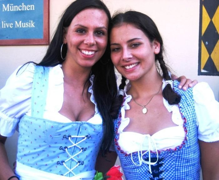 Oktoberfest 2011 girls, Munich, Germany